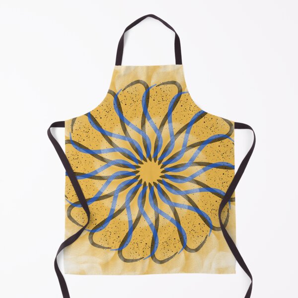 Item preview, Radiating lines with yellow centre designed and sold by MsArtyCrafts.
