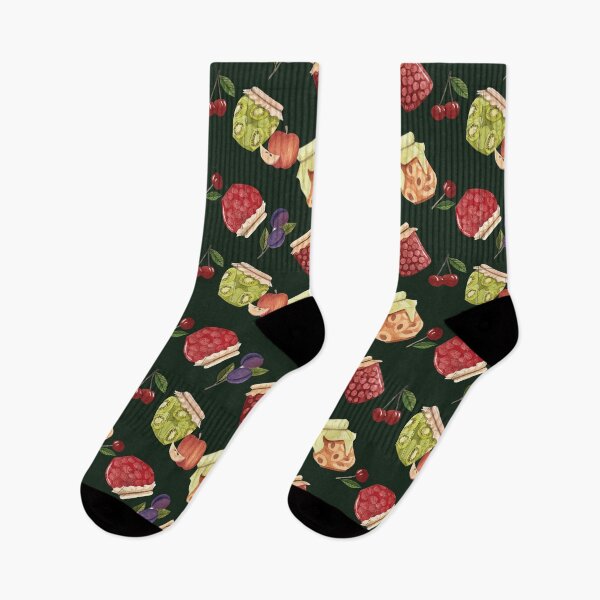 Item preview, Assorted Fruit Jams Pattern designed and sold by Alicia Chee.