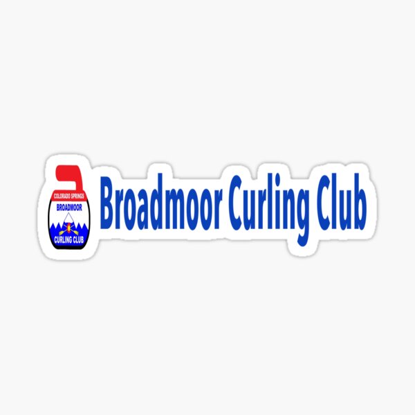 broadmoor curling club Sticker