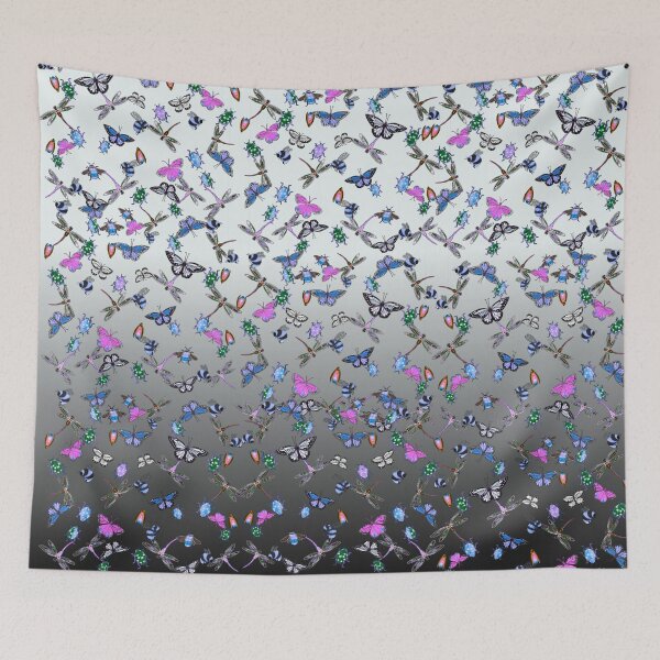 Item preview, SMALL WORLD PINK AND BLUES designed and sold by KINGTOUCAN.