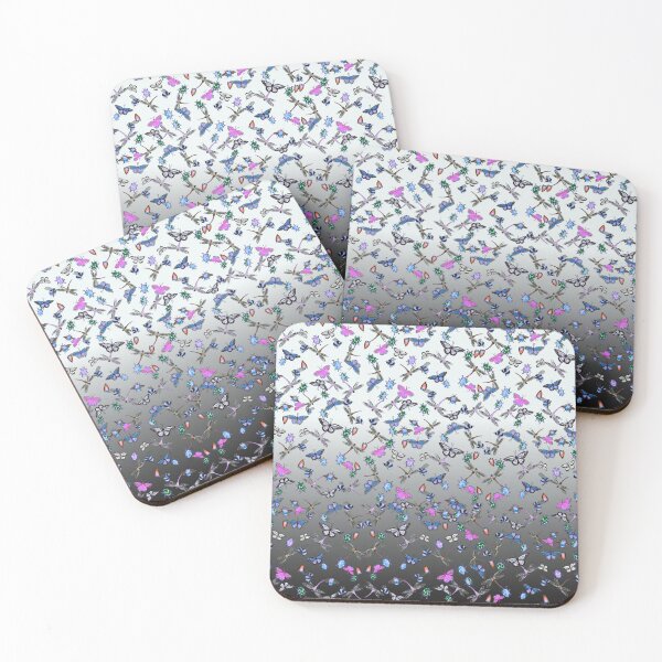 Item preview, SMALL WORLD PINK AND BLUES designed and sold by KINGTOUCAN.