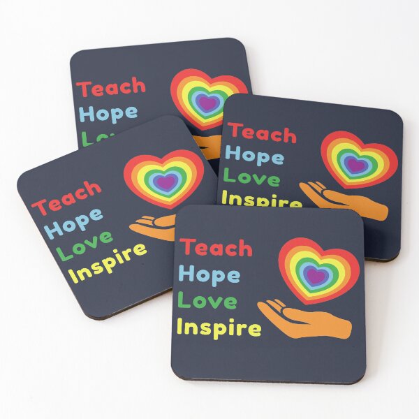 Item preview, Teach Hope Love Inspire Autism Awareness designed and sold by Color-Sparkle.