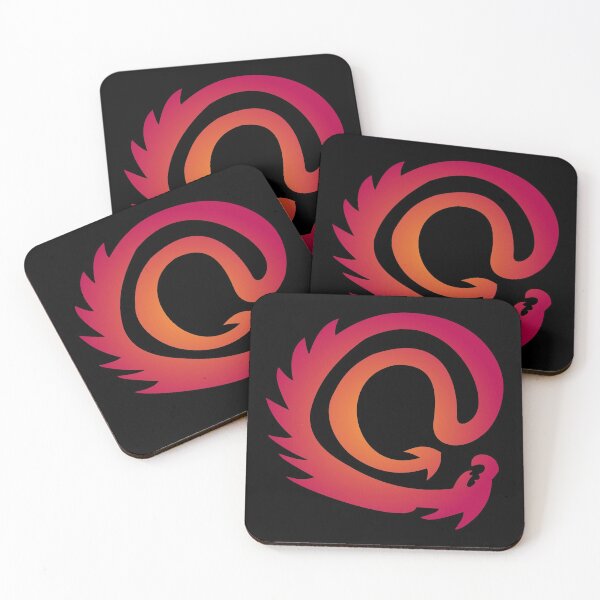 Item preview, Cranberry Orange Vignette @ At Sign Symbol Cyber Dragon Design designed and sold by LuckDragonGifts.