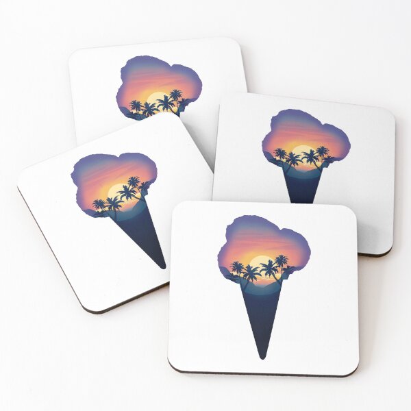 Item preview, Ice creams and beaches designed and sold by adrart7.