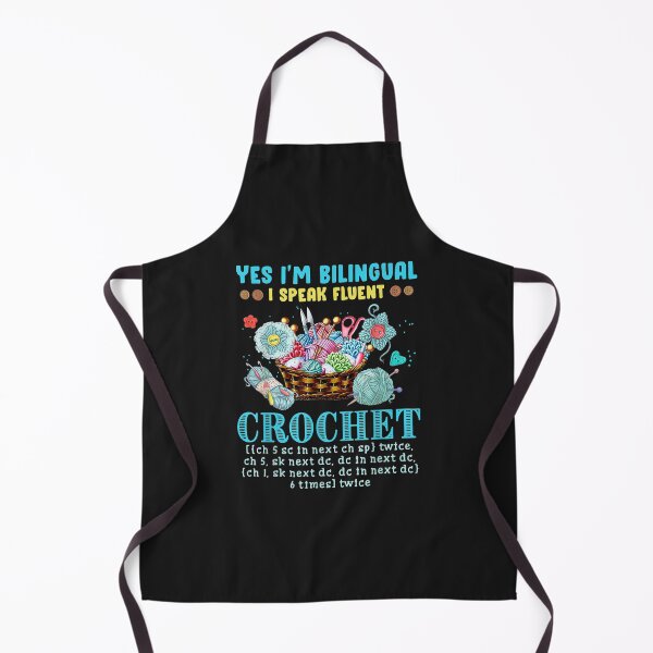 Item preview, Yes Im Bilingual I Speak Fluent Crochet Crocheting Lovers designed and sold by sara4ly.