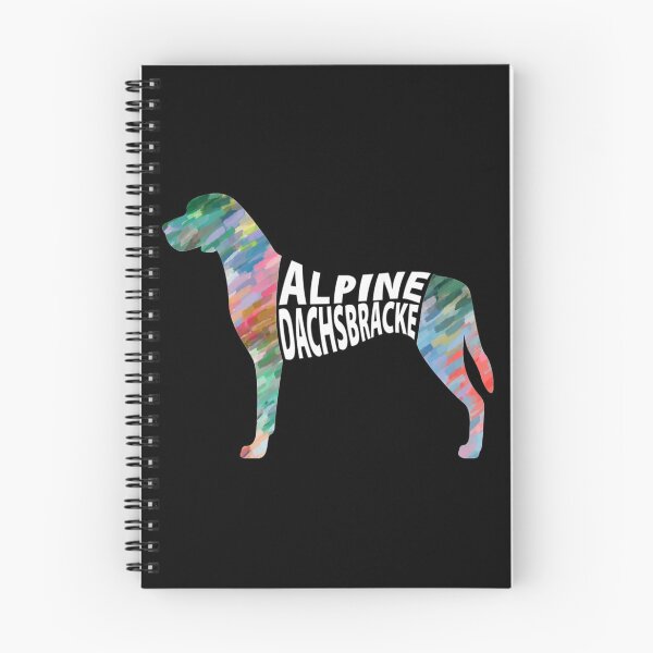 Item preview, Alpine Dachsbracke Breed Name Multi-Color Silhouette | Perfect Gift designed and sold by ricenalena.