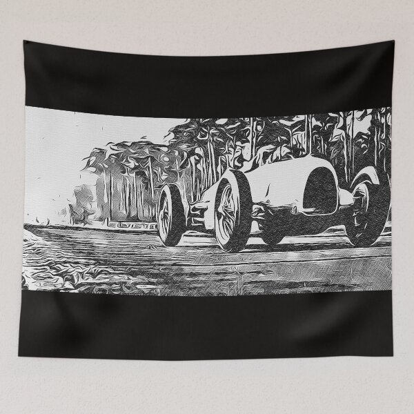 Item preview, Auto Union Type A 1934 Poster - Silver Arrow Classic Grand Prix Art designed and sold by Road To Track.