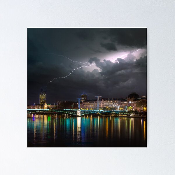 Item preview, Thunderstorm over Lyon designed and sold by Olek-Impek.