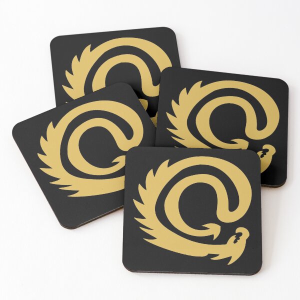 Item preview, Stylish Flat Gold @ At Sign Symbol Cyber Dragon Design designed and sold by LuckDragonGifts.