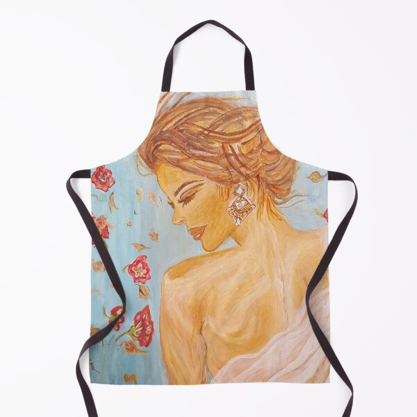 Item preview, Woman in a breeze of flowers. Acrylic on canvas designed and sold by Galeria-S.