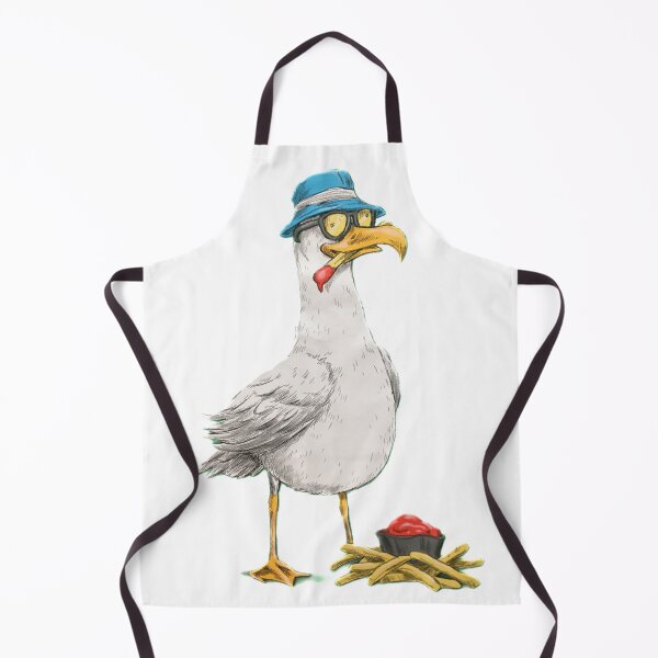 Item preview, Seagull with fries designed and sold by DAN13L.