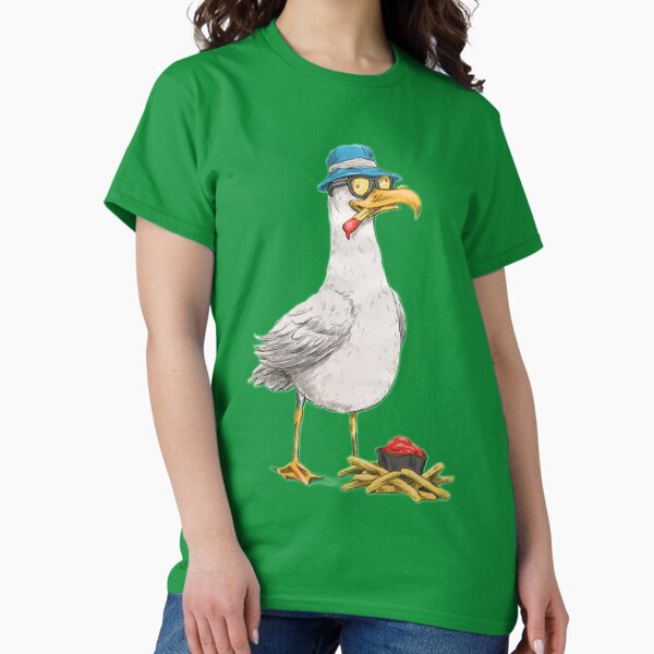 Item preview, Seagull with fries designed and sold by DAN13L.