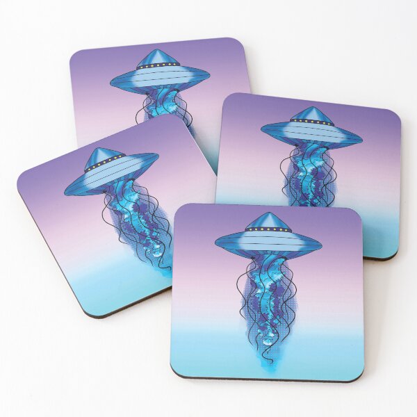 Item preview, UFO Jellyfish Dusky Sky designed and sold by Ciara Shortall.