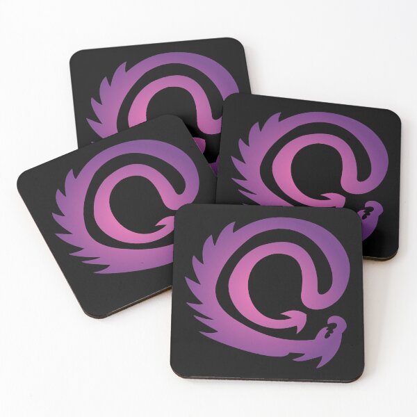Item preview, Purple And Hot Pink Vignette @ At Sign Symbol Cyber Dragon Design designed and sold by LuckDragonGifts.