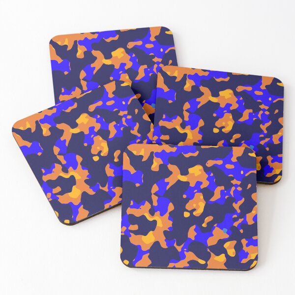 Item preview, Camo Orange Blue designed and sold by YellowLion.