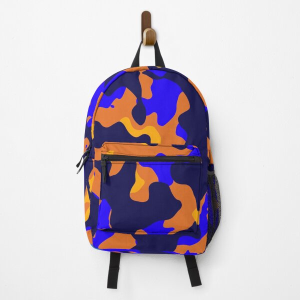 Item preview, Camo Orange Blue designed and sold by YellowLion.