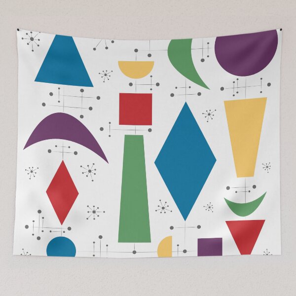 Item preview, Mid Century Modern Cosmic Flow Chart designed and sold by Chele Martines.