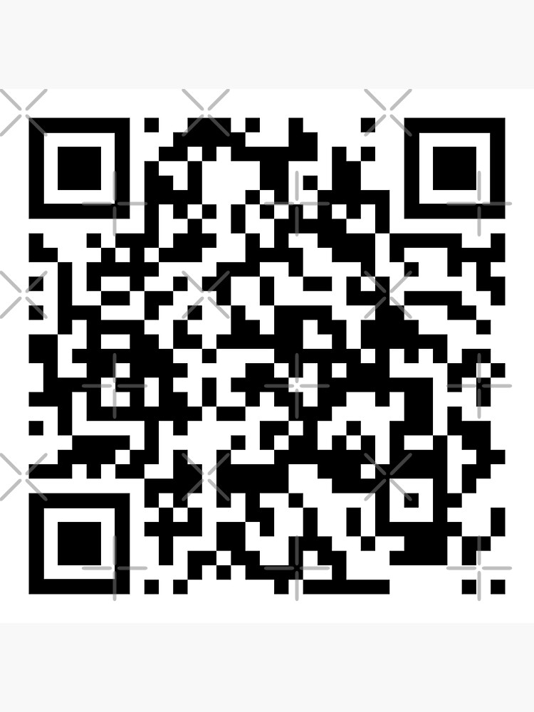 Thumbnail 3 of 3, Sticker, hi welcome to chilis QR CODE designed and sold by politeillusts.