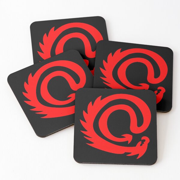 Item preview, Fiery Flaming Hot Warm Flat Fire Engine Red @ At Sign Symbol Cyber Dragon Design designed and sold by LuckDragonGifts.