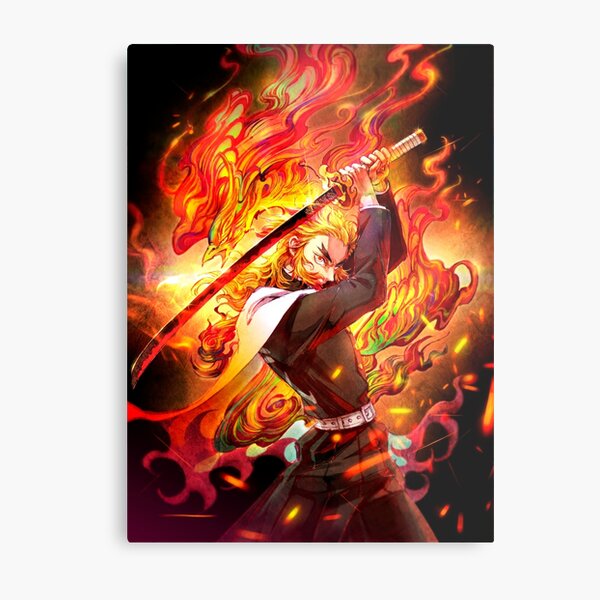 Demon Slayer, Kimetsu no Yaiba - 34 Metal Print