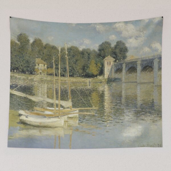 Item preview, Claude Monet Painting– The Argenteuil Bridge designed and sold by Coffeesnow.