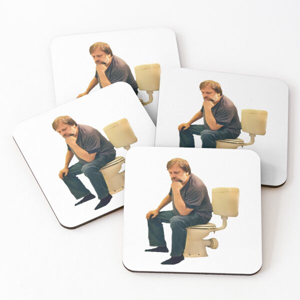 Item preview, Slavoj Zizek on toilet designed and sold by Philosophy G(r)eeks.