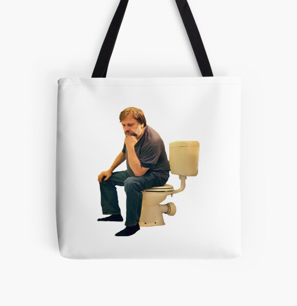 Item preview, Slavoj Zizek on toilet designed and sold by Philosophy G(r)eeks.