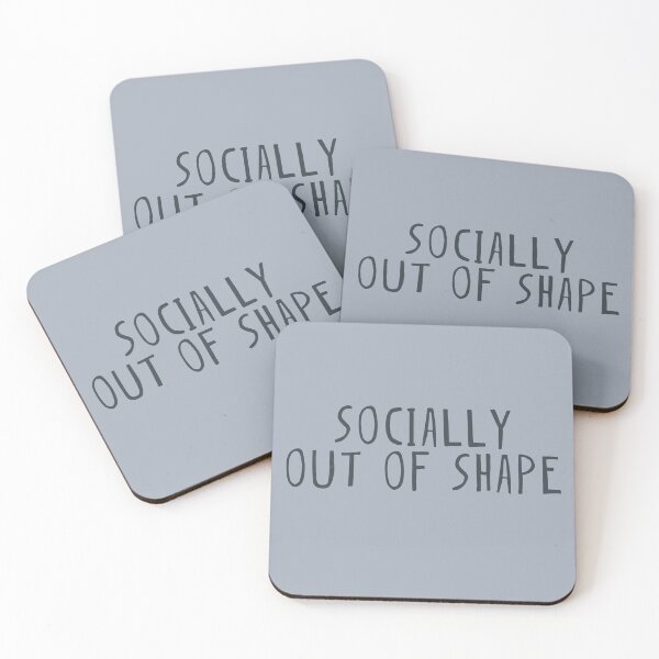 Item preview, Socially out of shape designed and sold by Shus-arts.