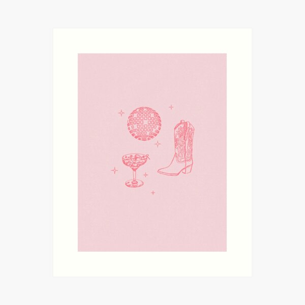 Artikel-Vorschau von Disco-Cowgirl in Pink, designt und verkauft von carolinepryce.