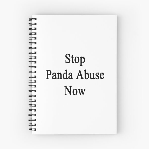 Item preview, Stop Panda Abuse Now designed and sold by supernova23.