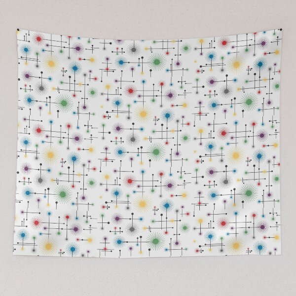 Item preview, Mid Century Modern Cosmic Starburst designed and sold by Chele Martines.