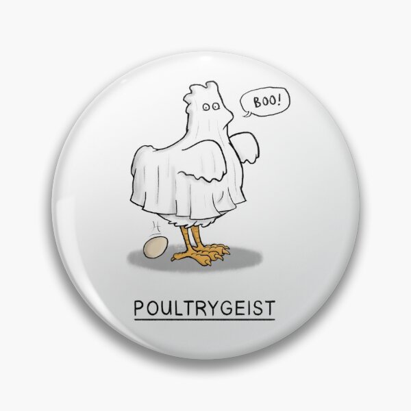 Item preview, Poultrygeist - Chicken Ghost Pun designed and sold by carlbatterbee.