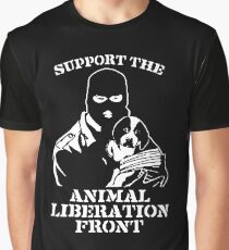 Camiseta gráfica "Apoya al Frente de Liberación Animal"