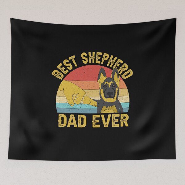 Item preview, Best german shepherd i love dad Ever funny Vintage Puppy Lover Design designed and sold by AMZBlacKStore.