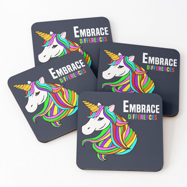 Item preview, Embrace Neurodiversity Unicorn designed and sold by Color-Sparkle.