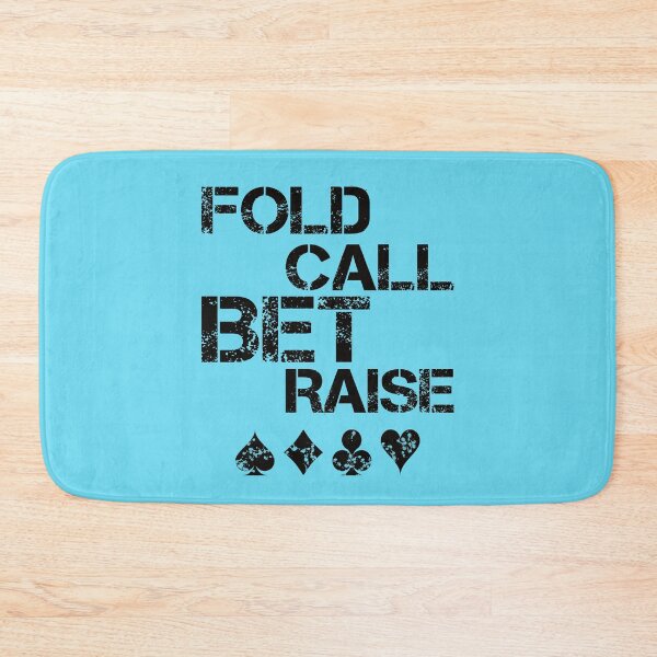 Item preview, Poker - fold call bet raise designed and sold by PaulS34.