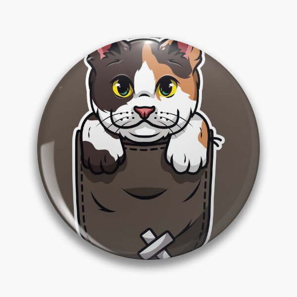 Item preview, Cute Pet Cat Cartoon that Comes Out Pocket Pouch designed and sold by Peekonet.