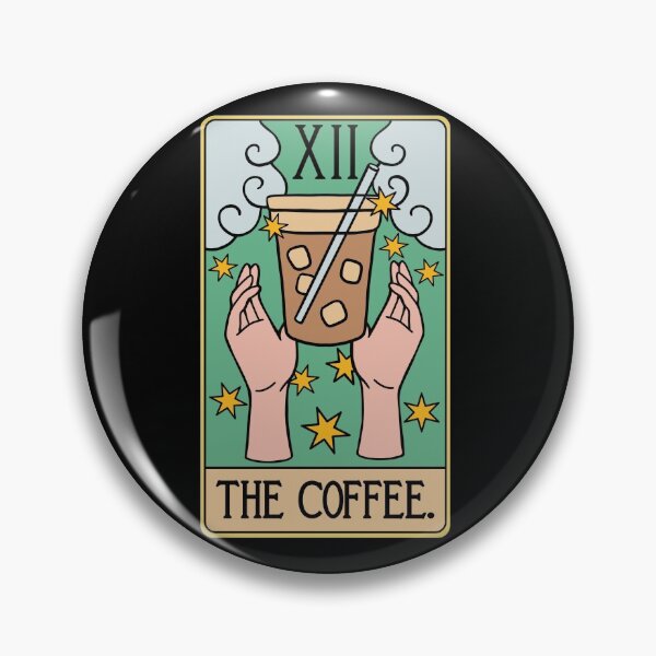 Item preview, Funny Coffee Tarot Card - Caffeine Drink Cappucino Iced Beverage Lover designed and sold by isstgeschichte.