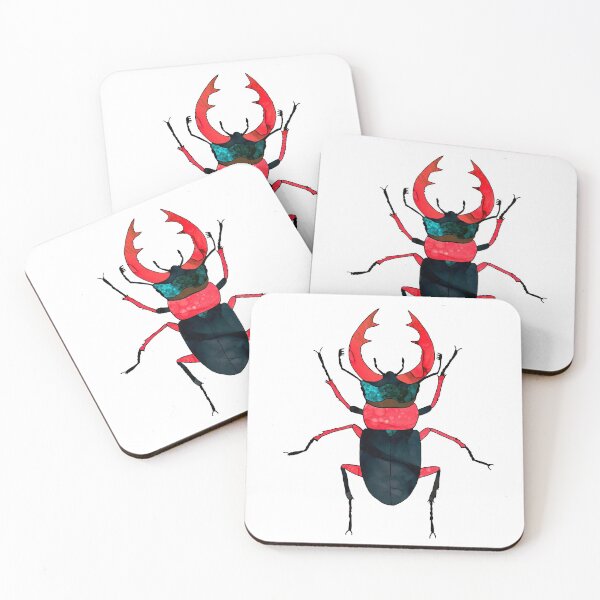 Item preview, Woodlands Insects. Stag bright beetle. designed and sold by ZheltakovaIana.