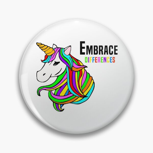Item preview, Embrace Neurodiversity Unicorn designed and sold by Color-Sparkle.