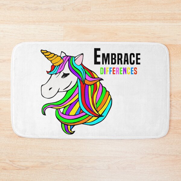 Item preview, Embrace Neurodiversity Unicorn designed and sold by Color-Sparkle.