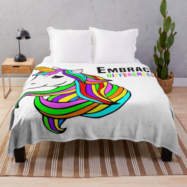 Item preview, Embrace Neurodiversity Unicorn designed and sold by Color-Sparkle.