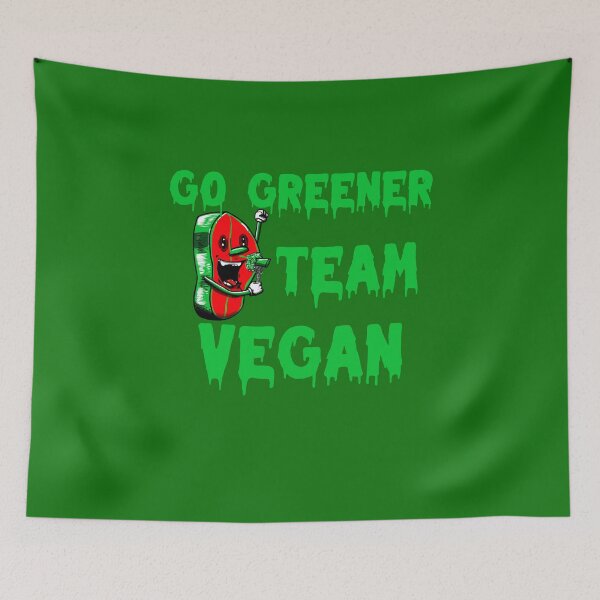 Item preview, Go Greener Team Vegan designed and sold by Avienz1.