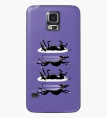 Zoomin' Snoozin' Galaxy (Purple) Case/Skin for Samsung Galaxy