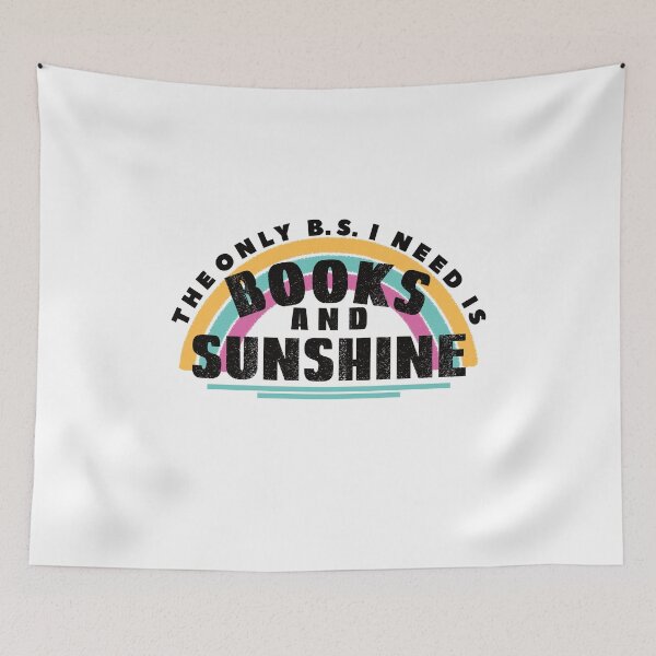 Item preview, The Only B.S. I Need Is Books And Sunshine designed and sold by Woggy-Doodles-.