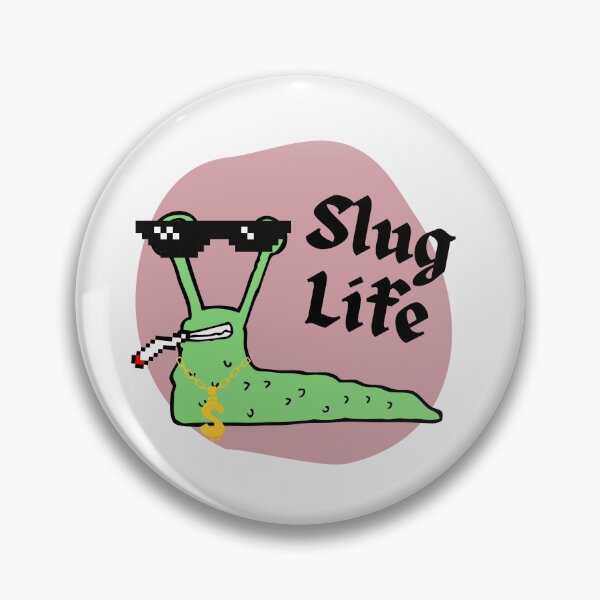 Item preview, Slug life - Animal pun designed and sold by The Agreeable Raven.