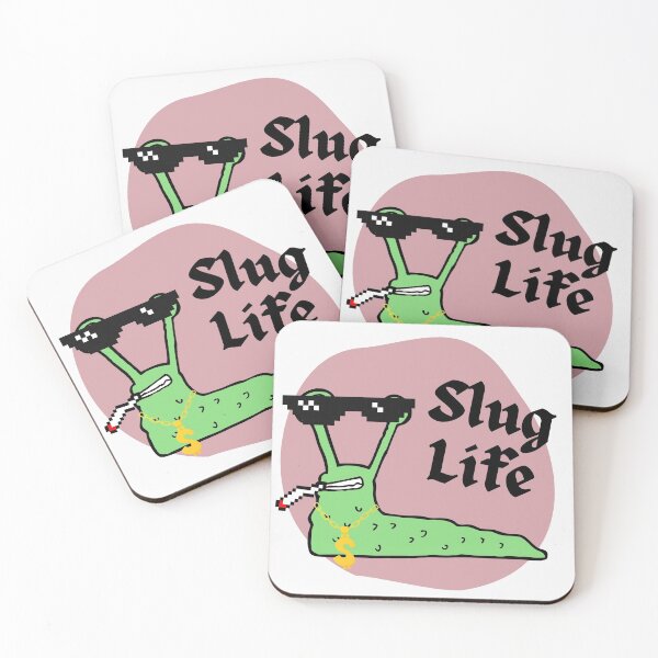 Item preview, Slug life - Animal pun designed and sold by The Agreeable Raven.