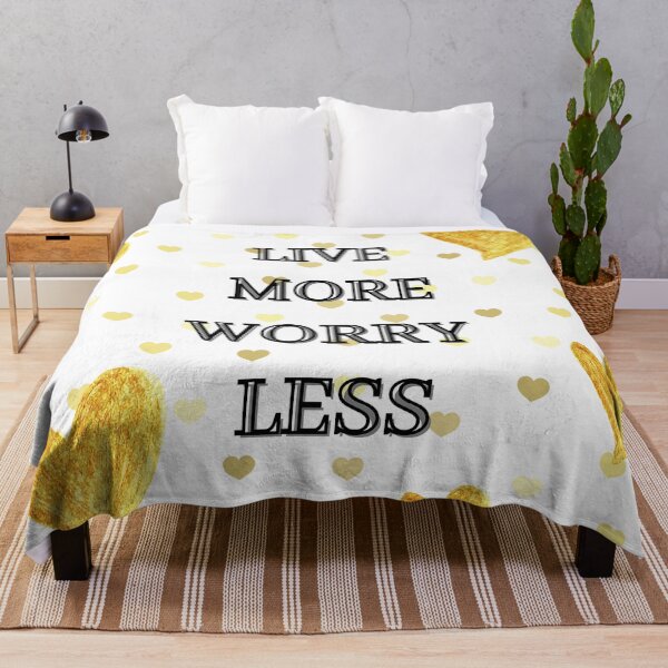 Item preview, Live More Worry Less designed and sold by PatiMN.