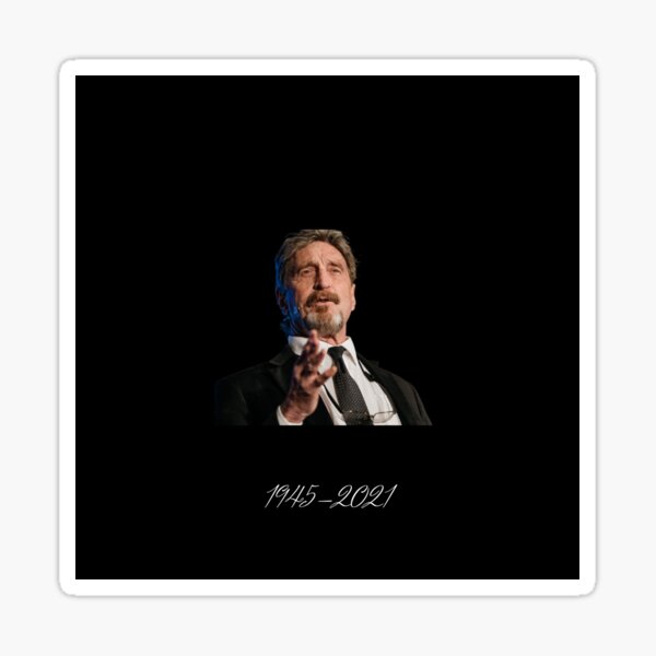 Item preview, Good Bye John McAfee Rest in Peace designed and sold by motistore47.