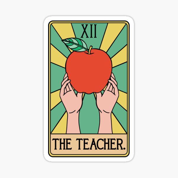 Item preview, Teacher Tarot Card - Math History Latin Sped Music Art designed and sold by isstgeschichte.